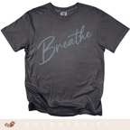 Breathe Script - Adult T-Shirt