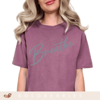 Breathe Script - Adult T-Shirt