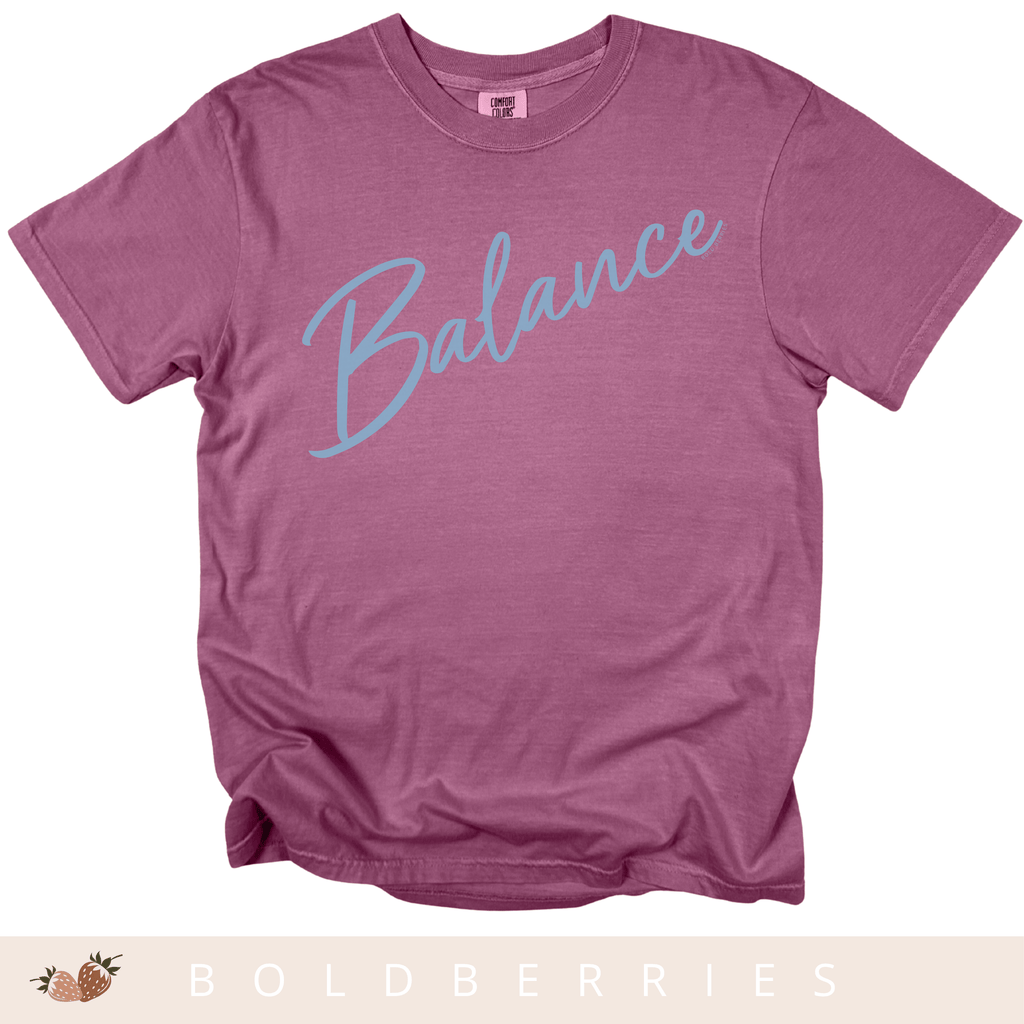 Balance Script - Adult T-Shirt