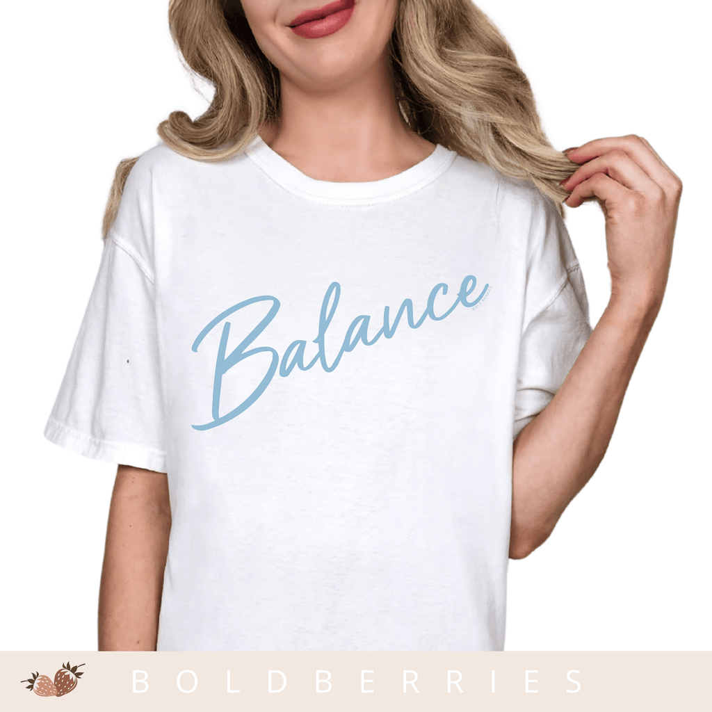 Balance Script - Adult T-Shirt