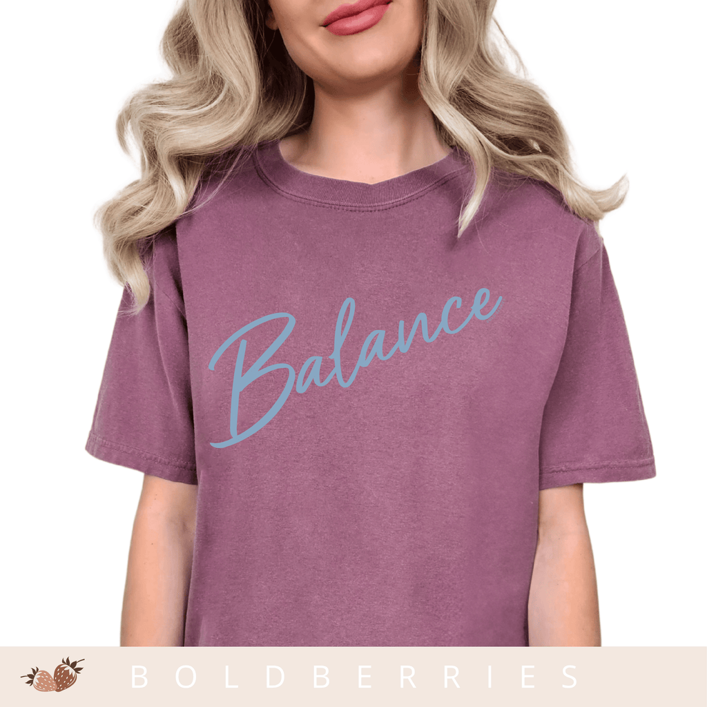 Balance Script - Adult T-Shirt