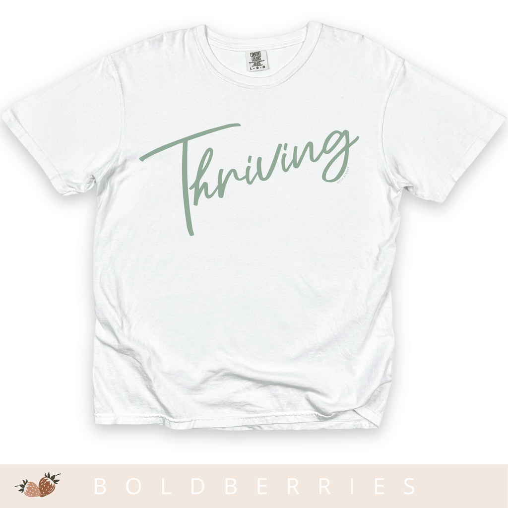 Thriving Script - Adult T-Shirt