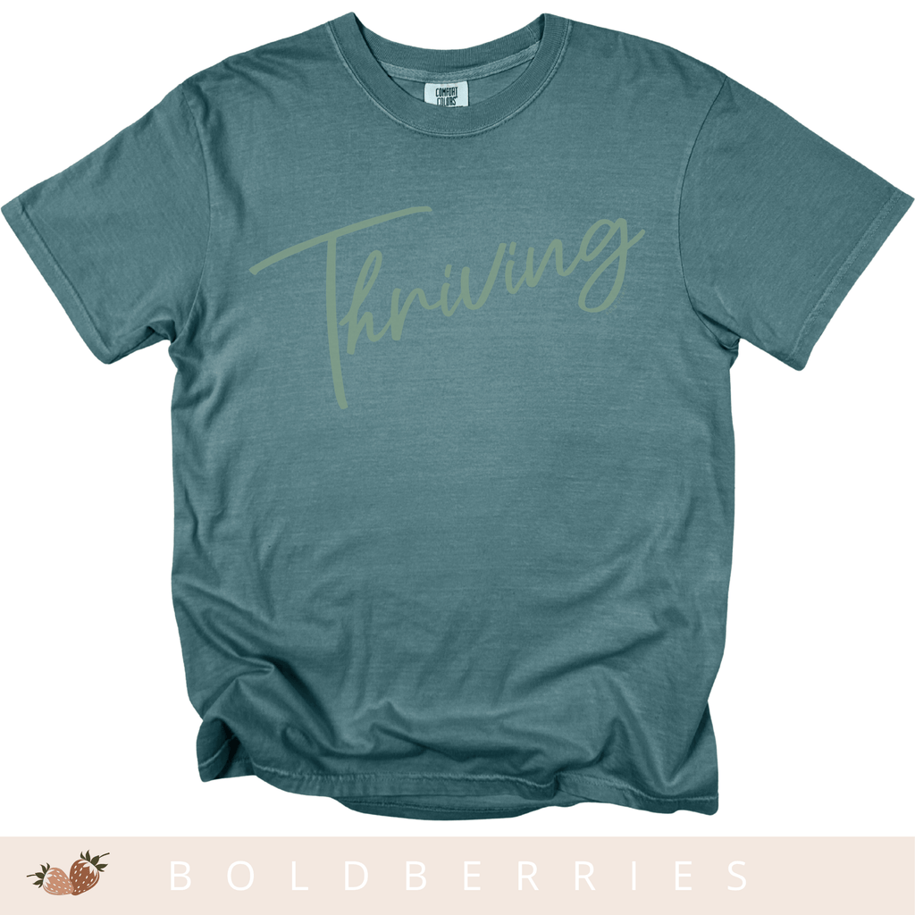 Thriving Script - Adult T-Shirt