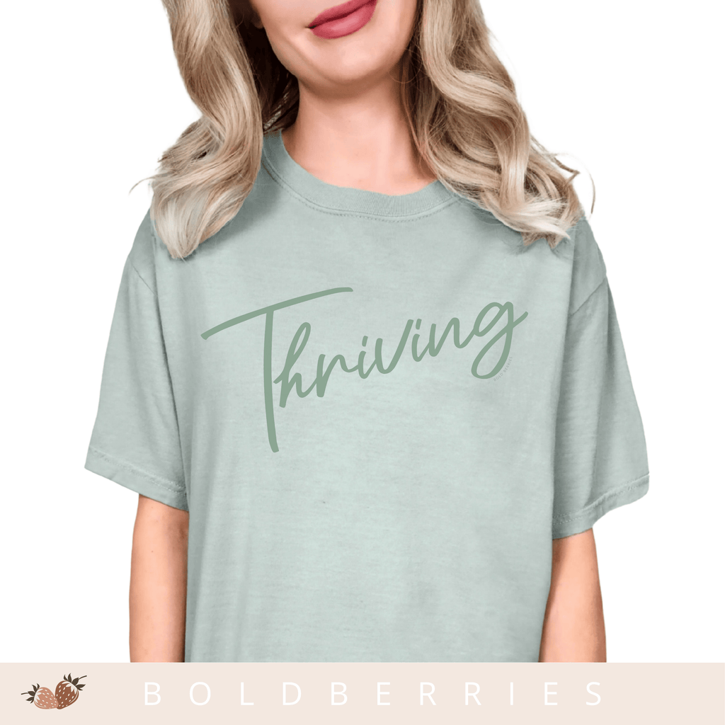 Thriving Script - Adult T-Shirt