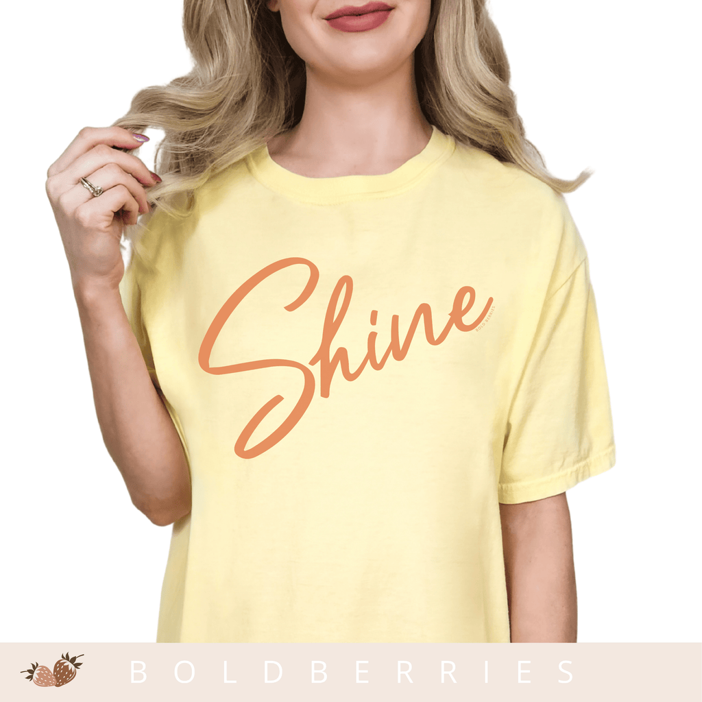 Shine Script - Adult T-Shirt