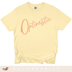 Optimistic Script - Adult T-Shirt