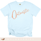 Optimistic Script - Adult T-Shirt