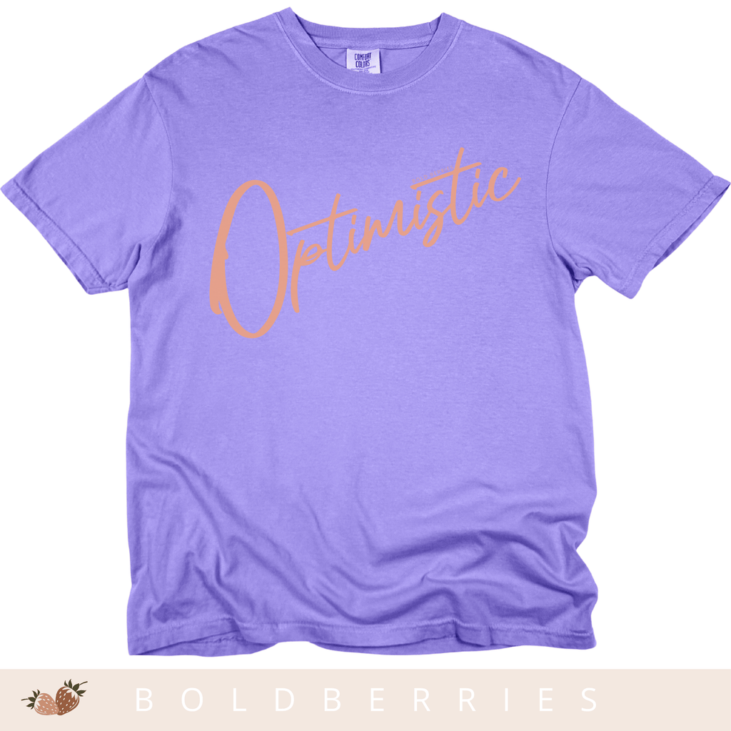 Optimistic Script - Adult T-Shirt