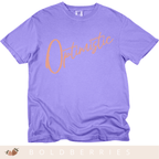 Optimistic Script - Adult T-Shirt
