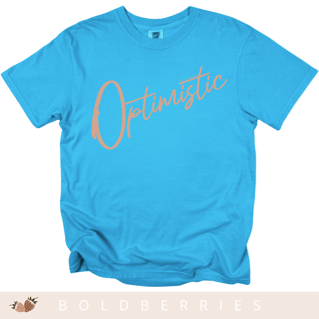 Optimistic Script - Adult T-Shirt