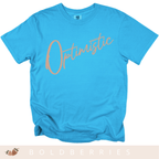 Optimistic Script - Adult T-Shirt