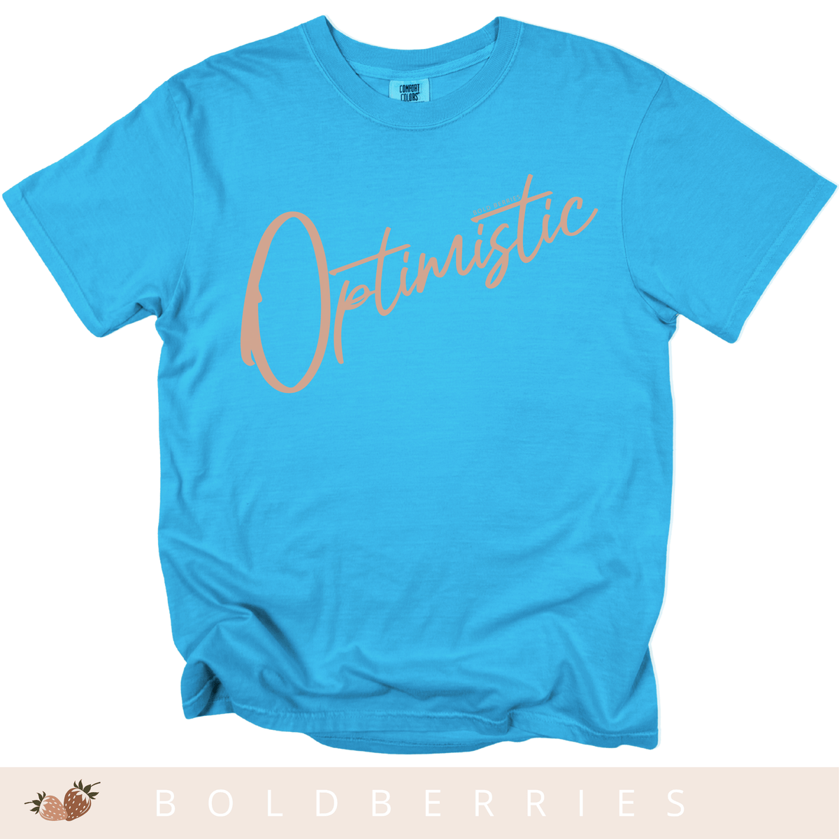 Optimistic Script - Adult T-Shirt
