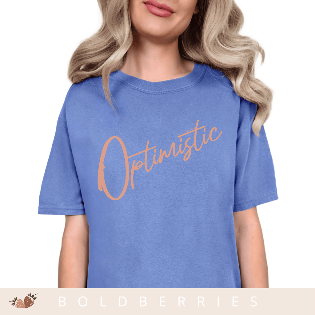 Optimistic Script - Adult T-Shirt