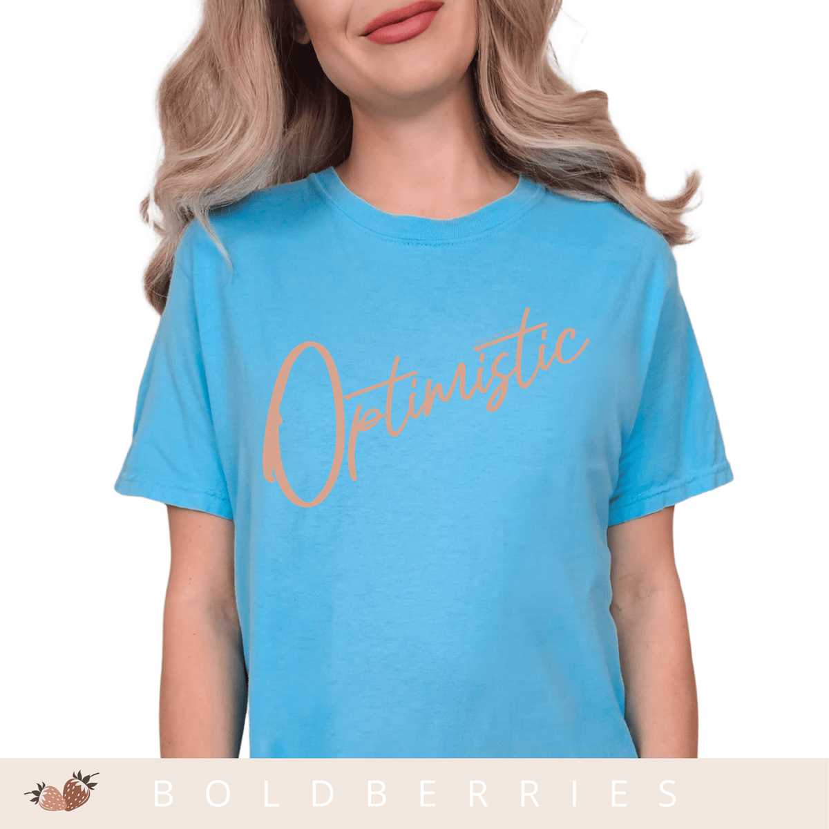 Optimistic Script - Adult T-Shirt