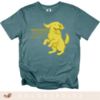 Unfiltered Joy Dog T-Shirt — Happy Golden Retriever Graphic Tee - Adult T-Shirt