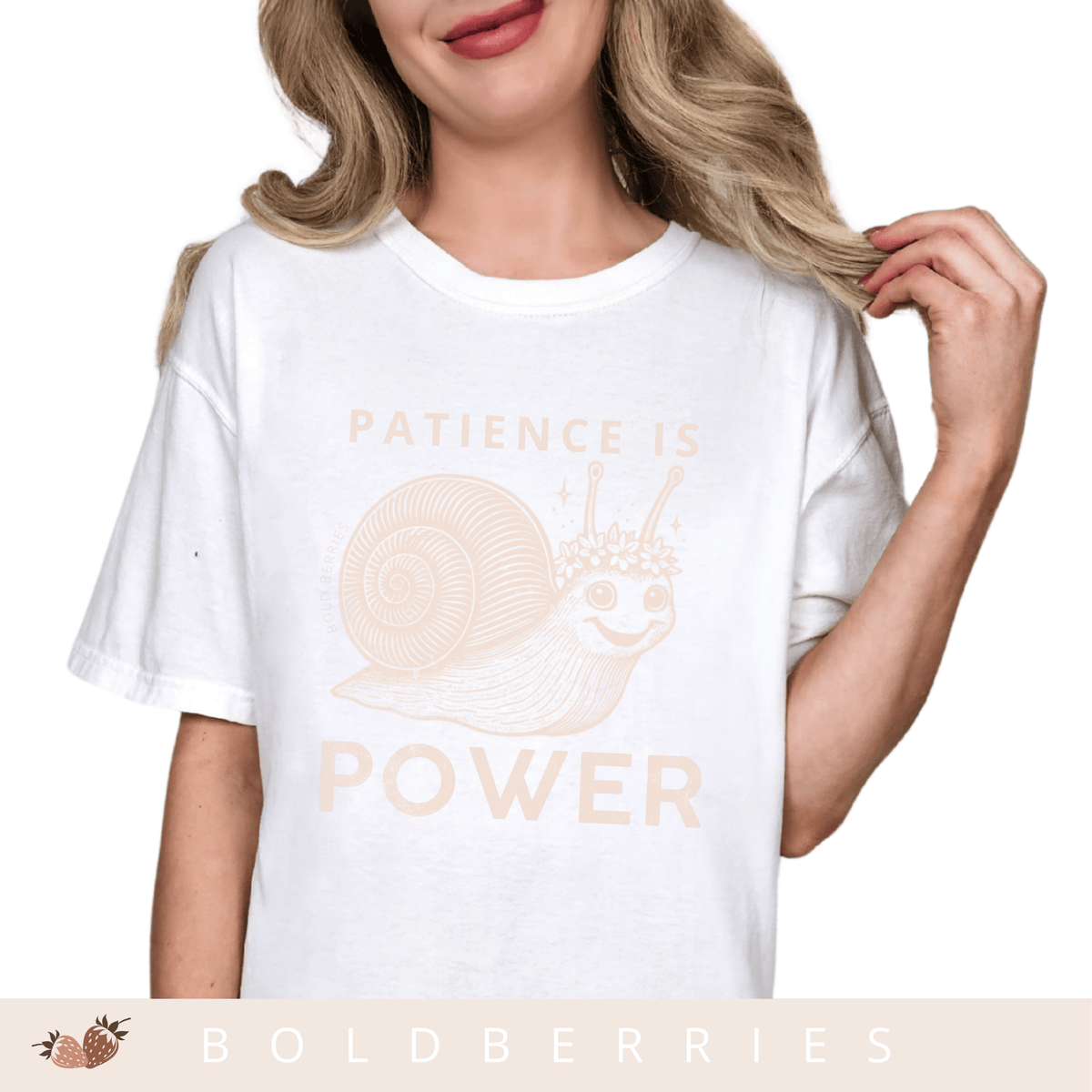 Patience Is Power - Adult T-Shirt