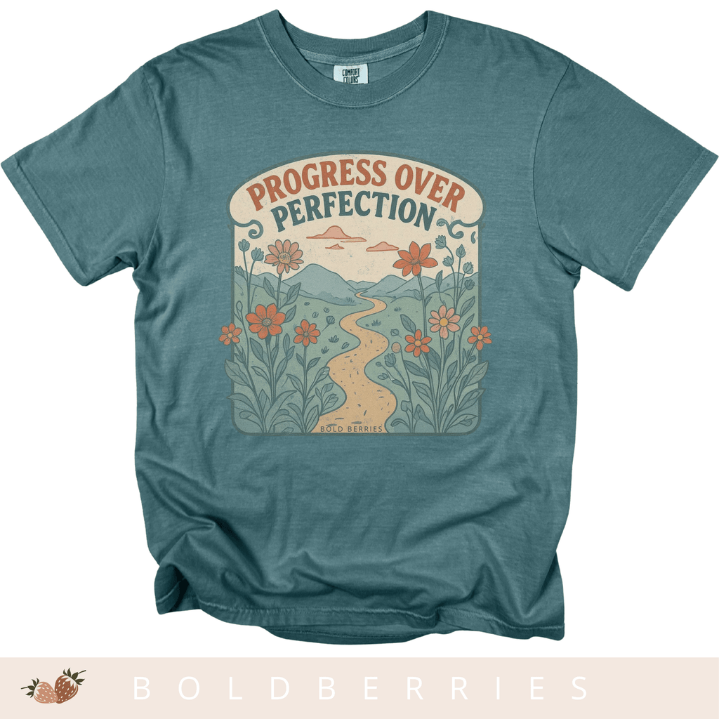 Progress Over Perfection - Adult T-Shirt