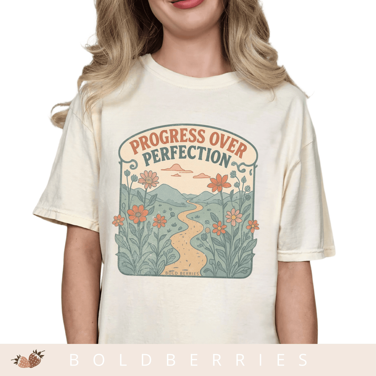 Progress Over Perfection - Adult T-Shirt