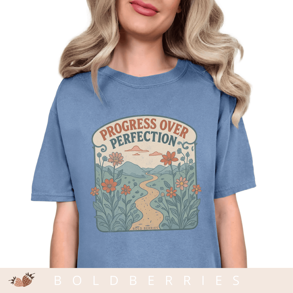 Progress Over Perfection - Adult T-Shirt