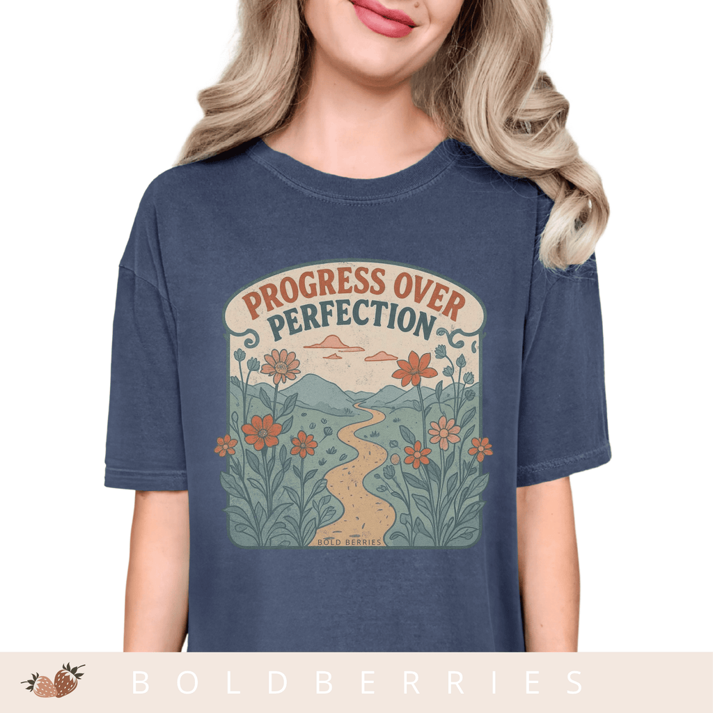 Progress Over Perfection - Adult T-Shirt