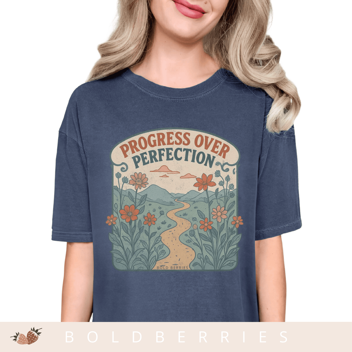Progress Over Perfection - Adult T-Shirt