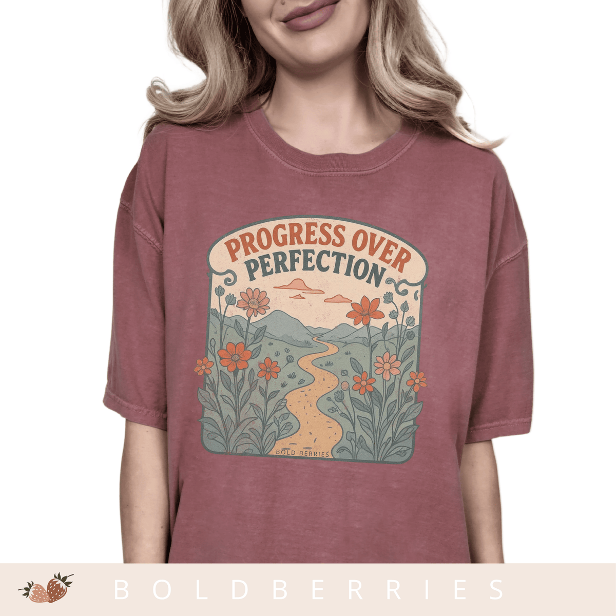 Progress Over Perfection - Adult T-Shirt