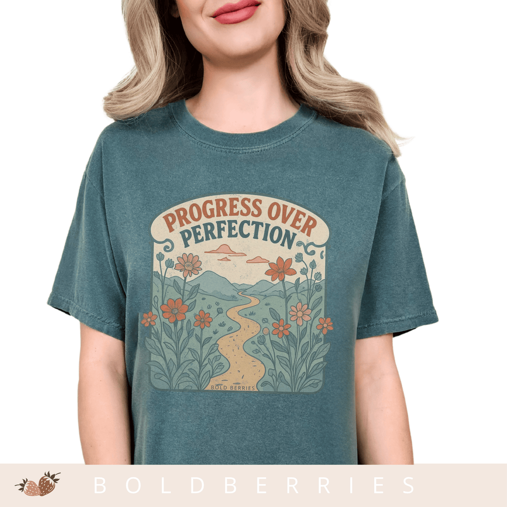Progress Over Perfection - Adult T-Shirt