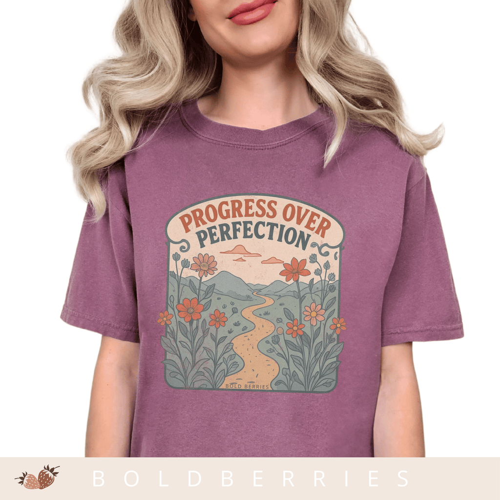 Progress Over Perfection - Adult T-Shirt