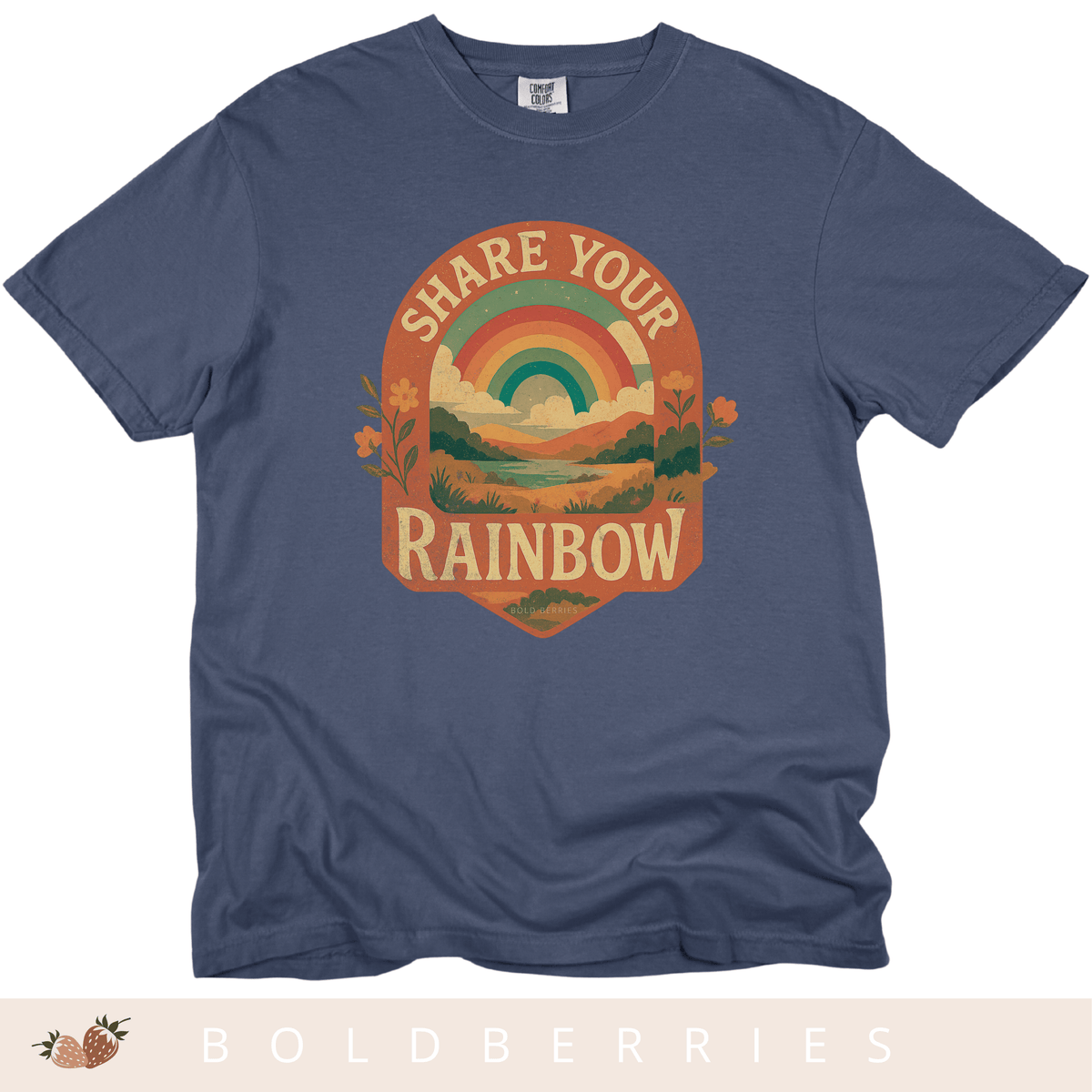 Share Your Rainbow- Adult T-Shirt