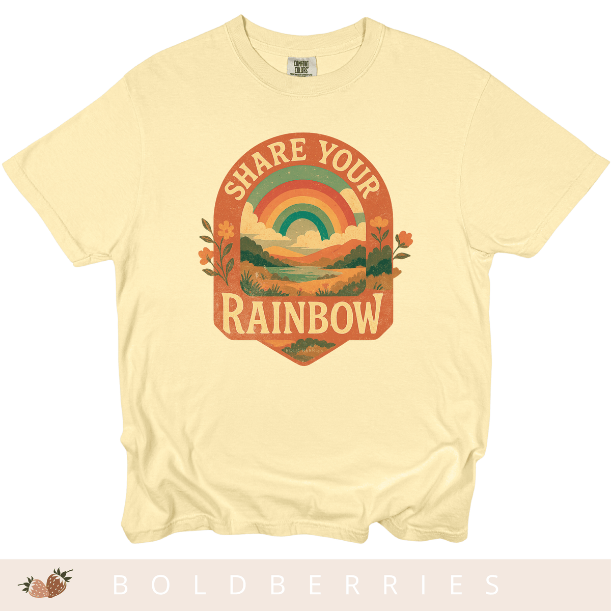 Share Your Rainbow- Adult T-Shirt
