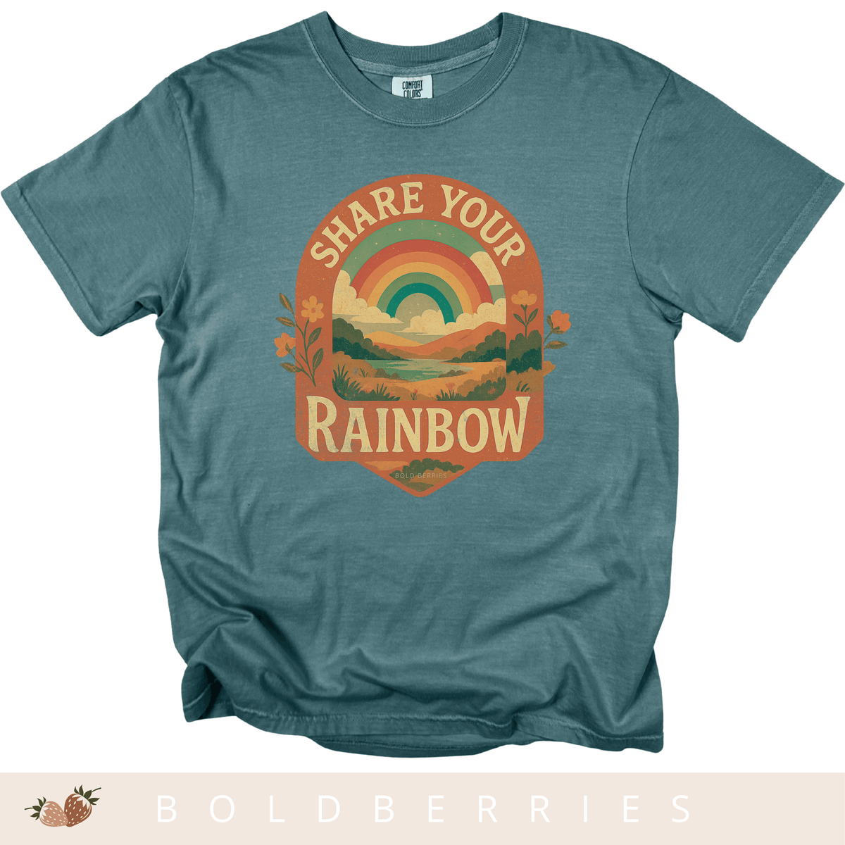 Share Your Rainbow- Adult T-Shirt