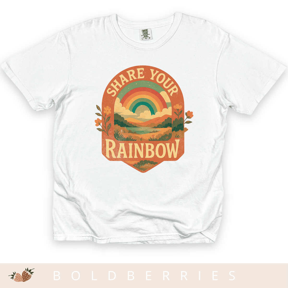 Share Your Rainbow- Adult T-Shirt