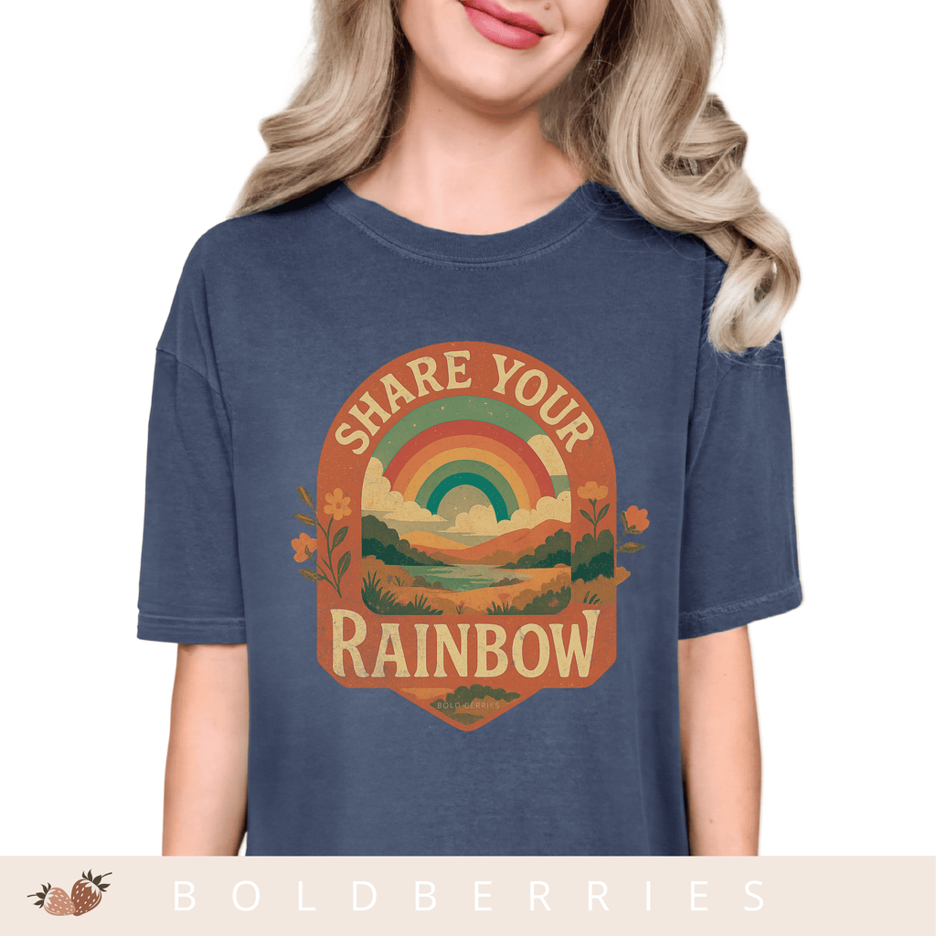 Share Your Rainbow- Adult T-Shirt