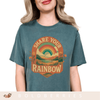 Share Your Rainbow- Adult T-Shirt
