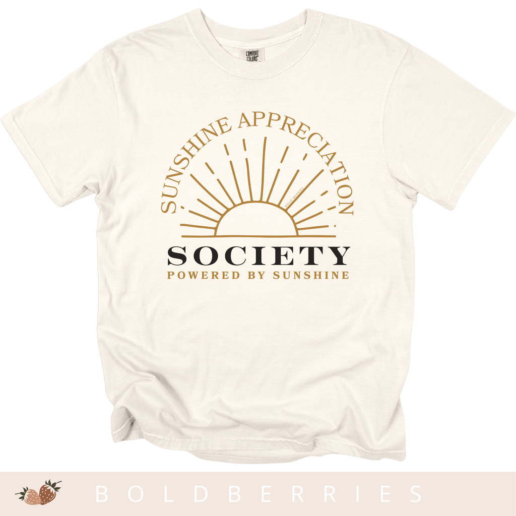 Sunshine Appreciation Society -Adult T‑Shirt