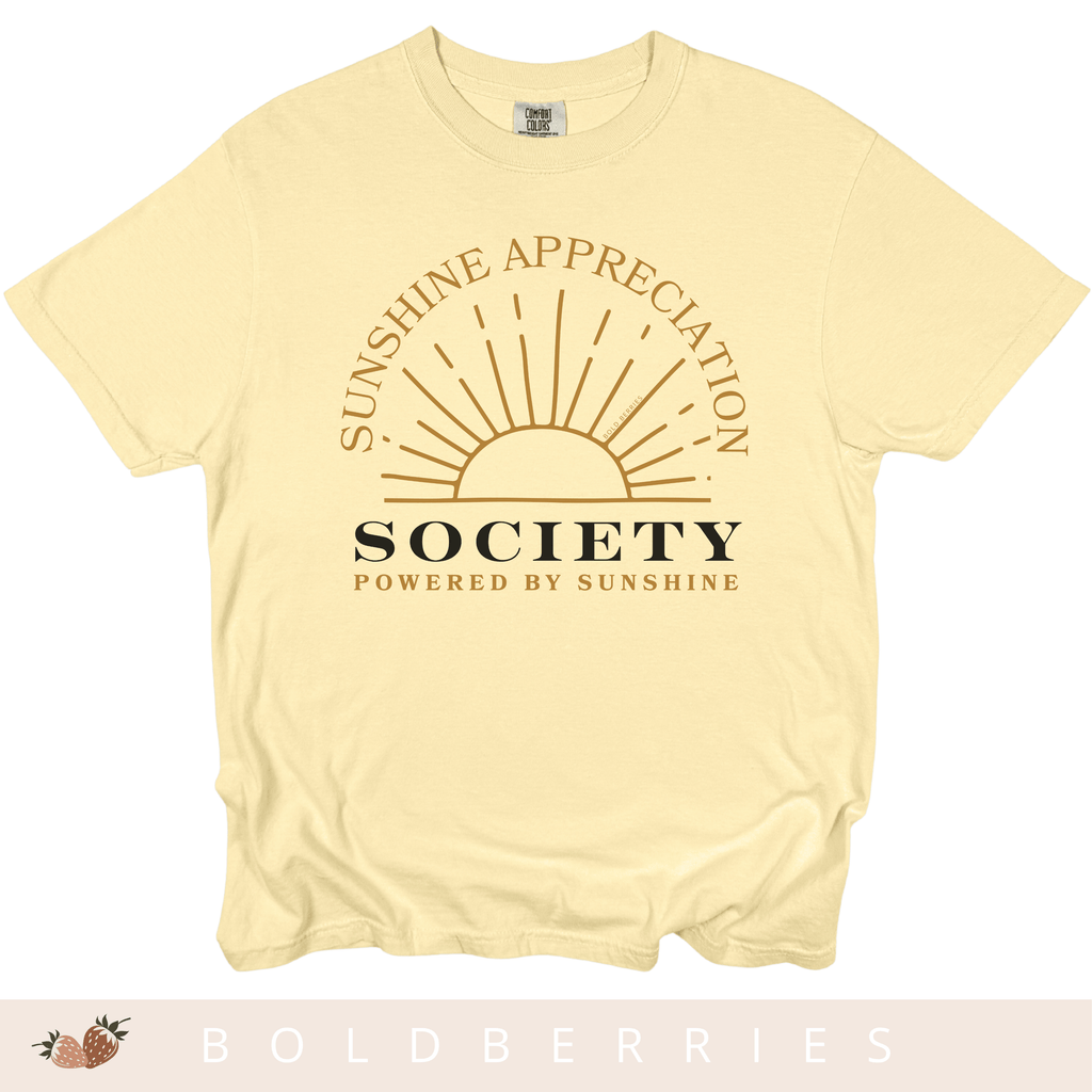 Sunshine Appreciation Society -Adult T‑Shirt