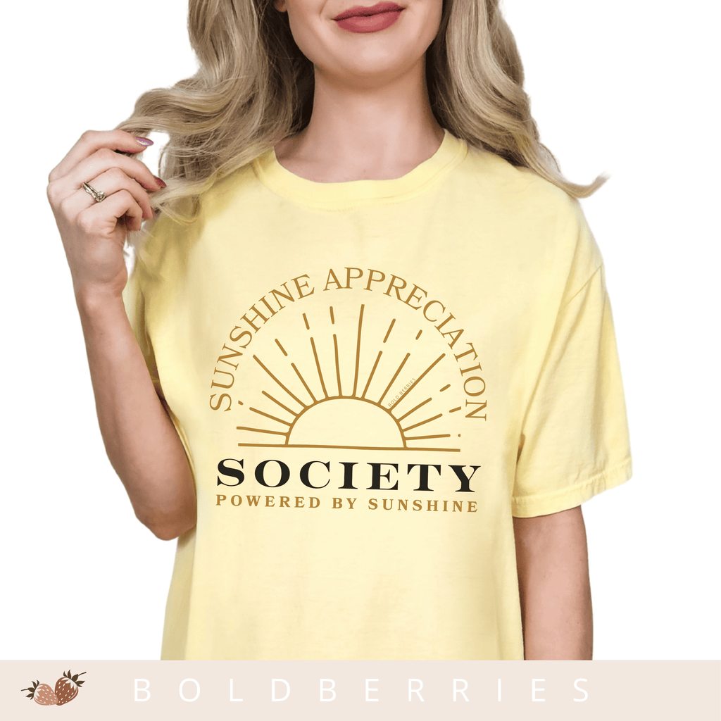Sunshine Appreciation Society -Adult T‑Shirt