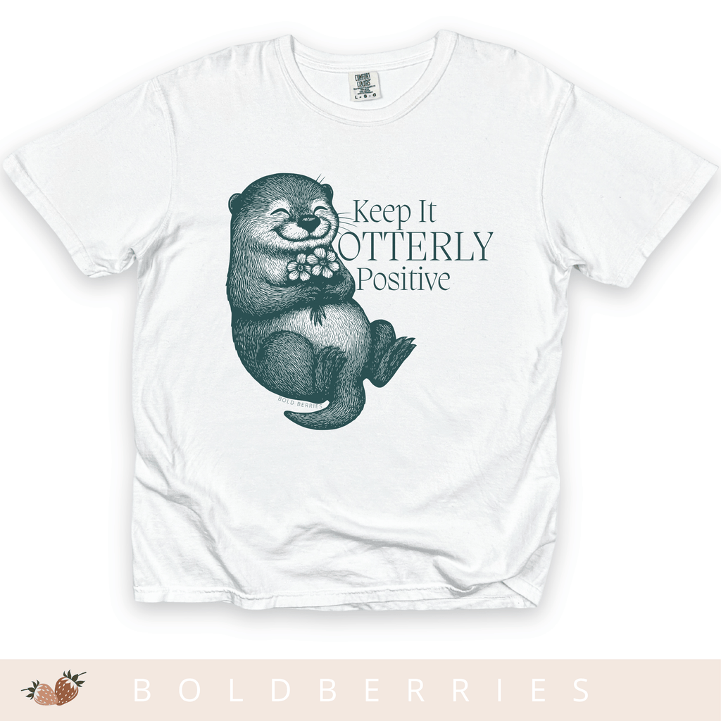 Keep It Otterly Positive - Adult T-Shirt