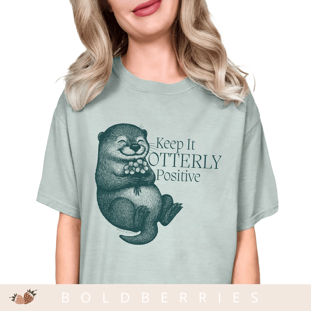 Keep It Otterly Positive - Adult T-Shirt