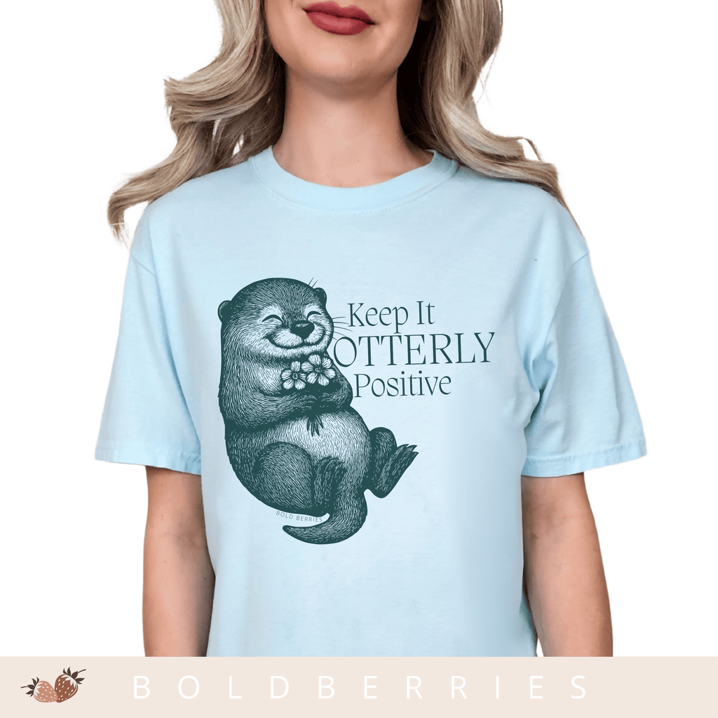 Keep It Otterly Positive - Adult T-Shirt