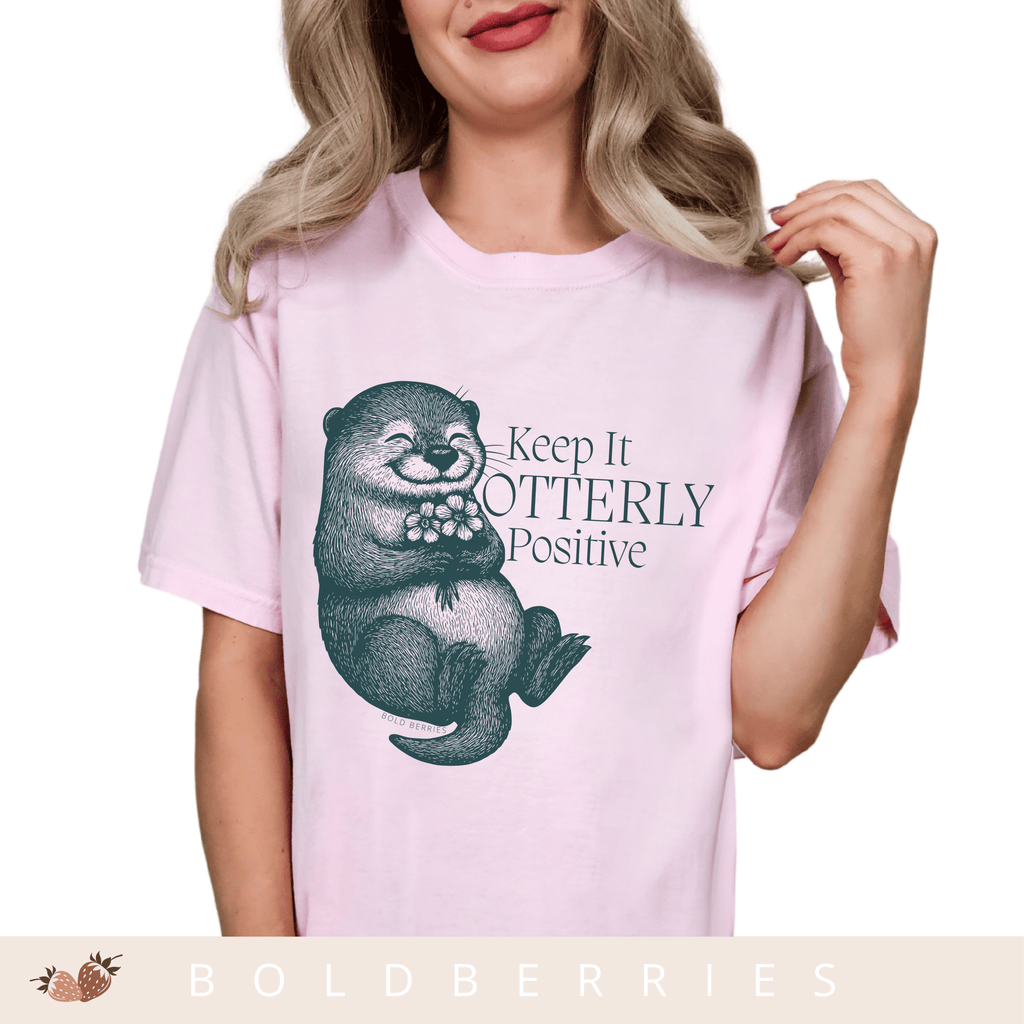 Keep It Otterly Positive - Adult T-Shirt