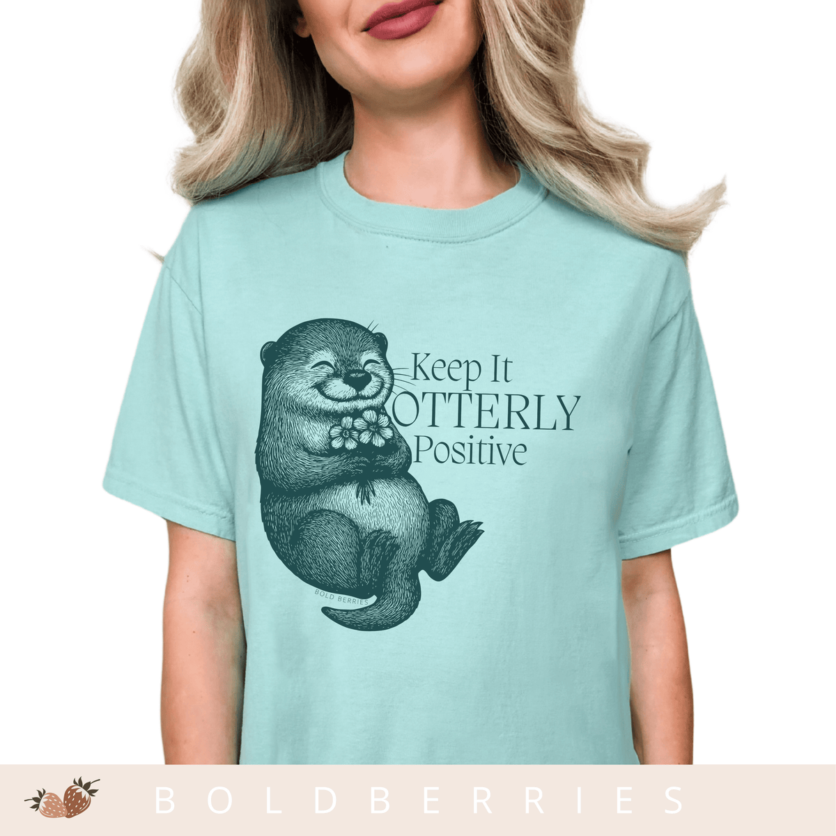 Keep It Otterly Positive - Adult T-Shirt