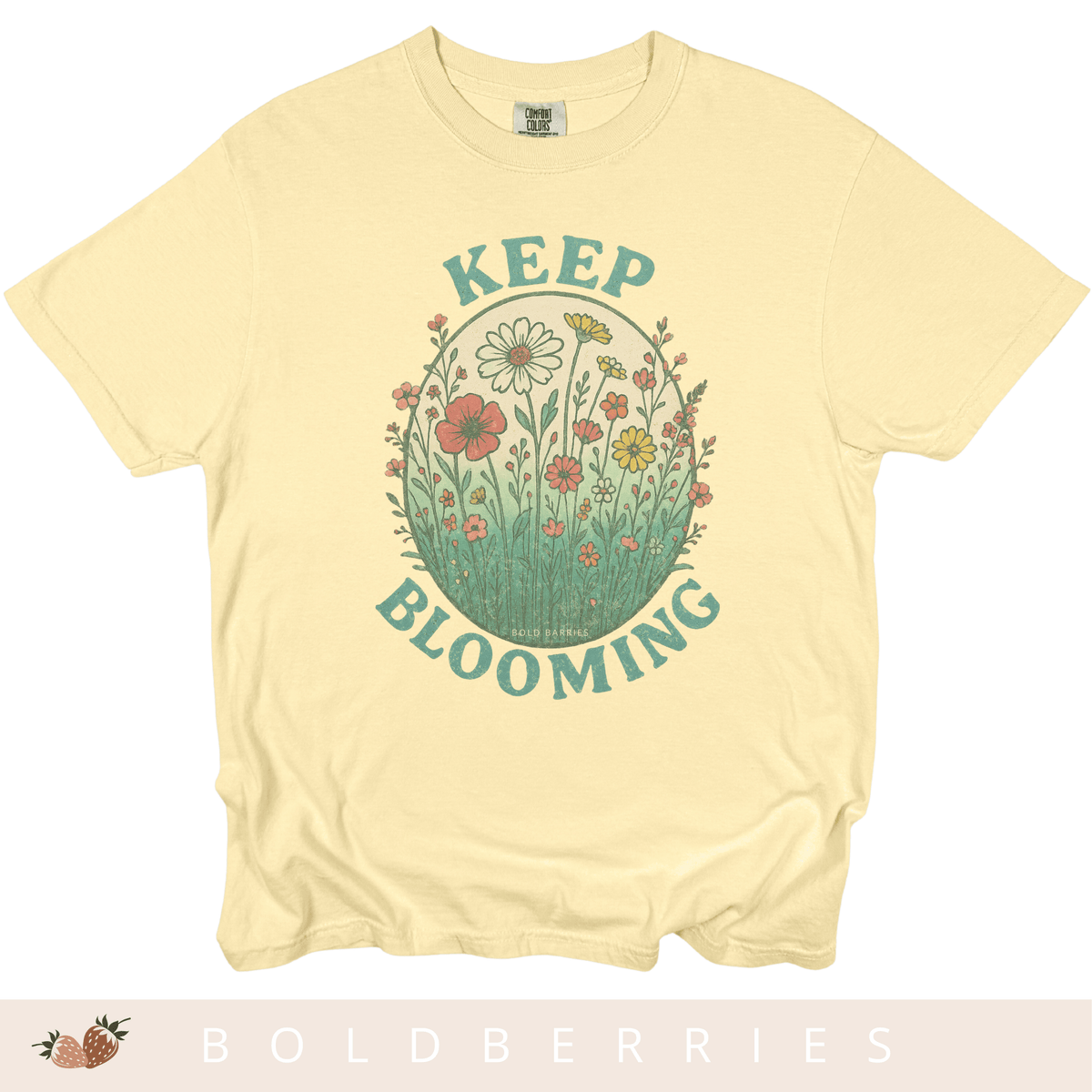 Keep Blooming Floral T-Shirt — Vintage Wildflower Graphic Tee