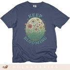 Keep Blooming Floral T-Shirt — Vintage Wildflower Graphic Tee