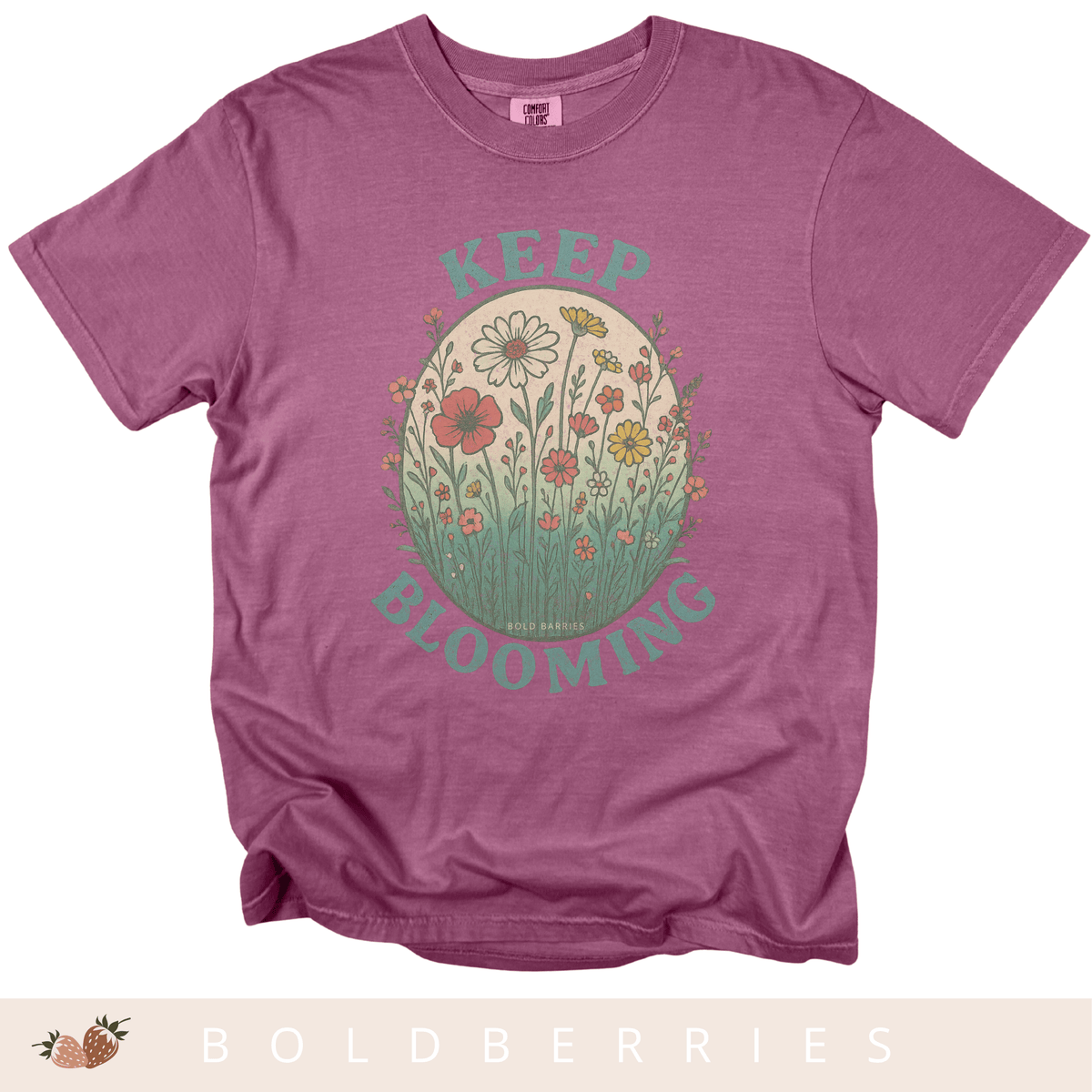 Keep Blooming Floral T-Shirt — Vintage Wildflower Graphic Tee
