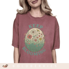 Keep Blooming Floral T-Shirt — Vintage Wildflower Graphic Tee