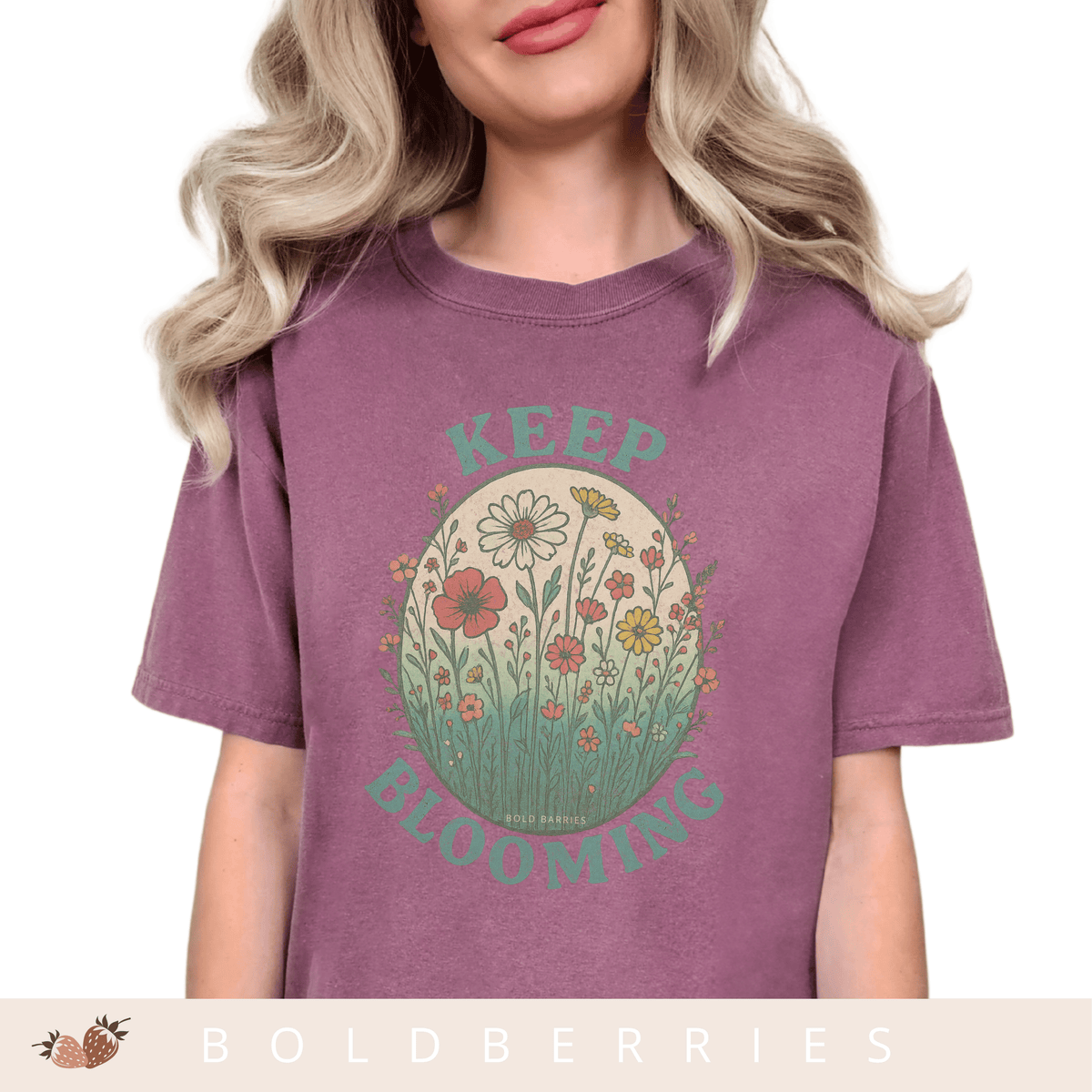 Keep Blooming Floral T-Shirt — Vintage Wildflower Graphic Tee