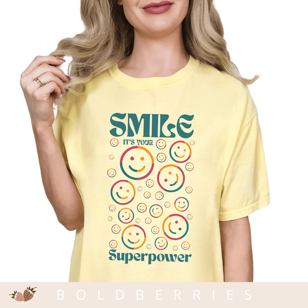 Smile It's My Superpower - Adult T-Shirt