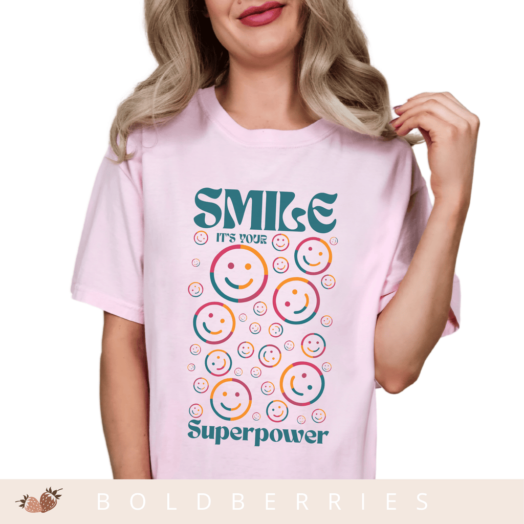 Smile It's My Superpower - Adult T-Shirt