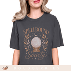 Spellbound Society T-Shirt — Crystal Ball Witchy Tee